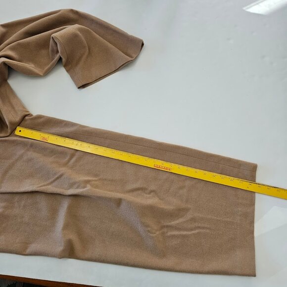 Lafayette 148 Camel Hair Cooper Pleated Barrel Leg Ankle Pant Camel 14 - Picture 15 of 15